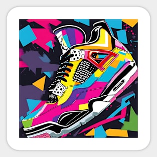 AIR Jordan Shoes Art Deco Sticker